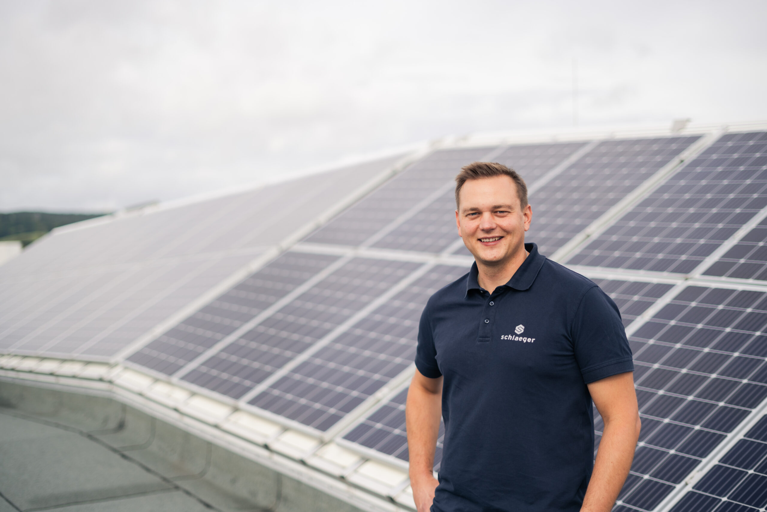 Photovoltaikanlage der schlaeger Kunsstofftechnik GmbH